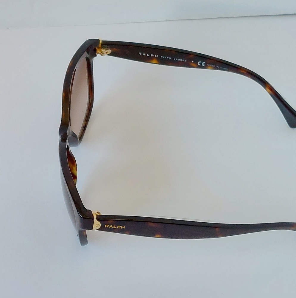 Ralph Lauren Sunglasses Brown With Ralph Logo On Both Sides - Picture 4 of 6